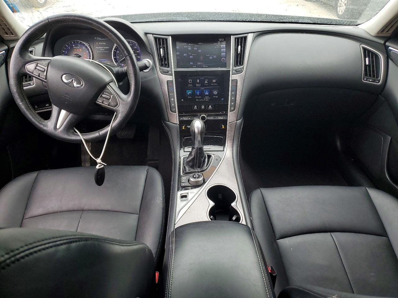 2015 Infiniti Q50 Black vin: JN1BV7AR2FM423036