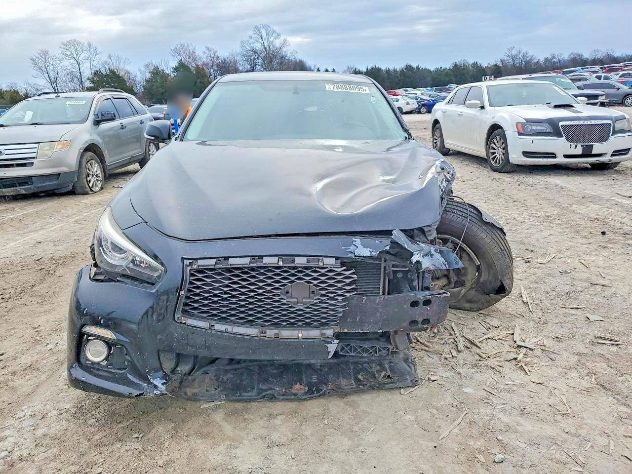 2015 Infiniti Q50 Black vin: JN1BV7AR2FM423036