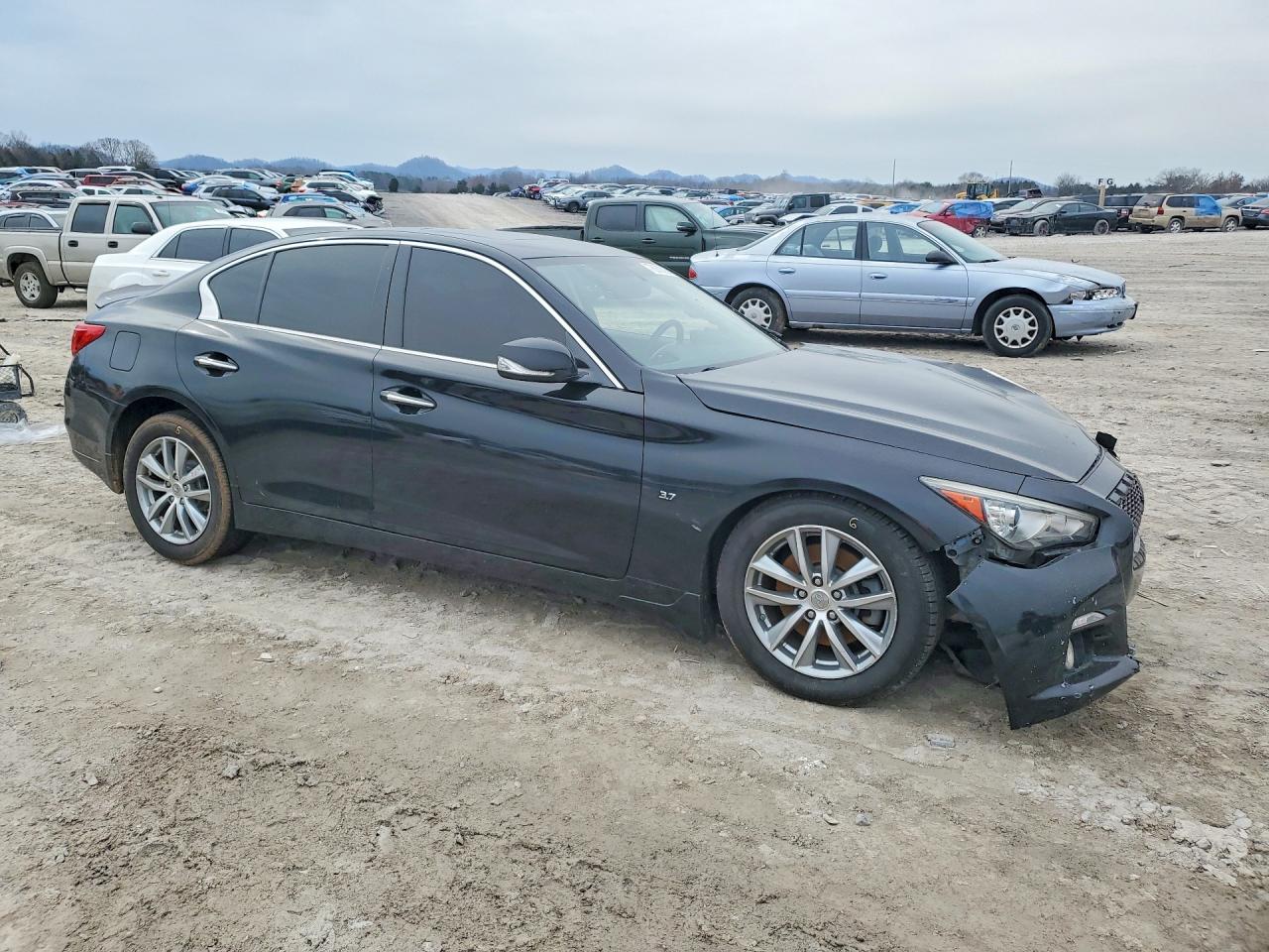 2015 Infiniti Q50 Black vin: JN1BV7AR2FM423036