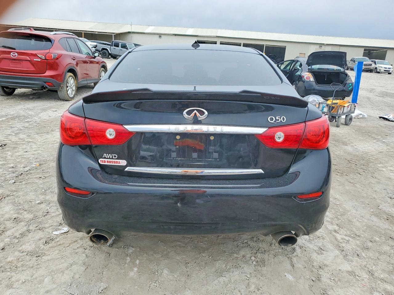2015 Infiniti Q50 Black vin: JN1BV7AR2FM423036
