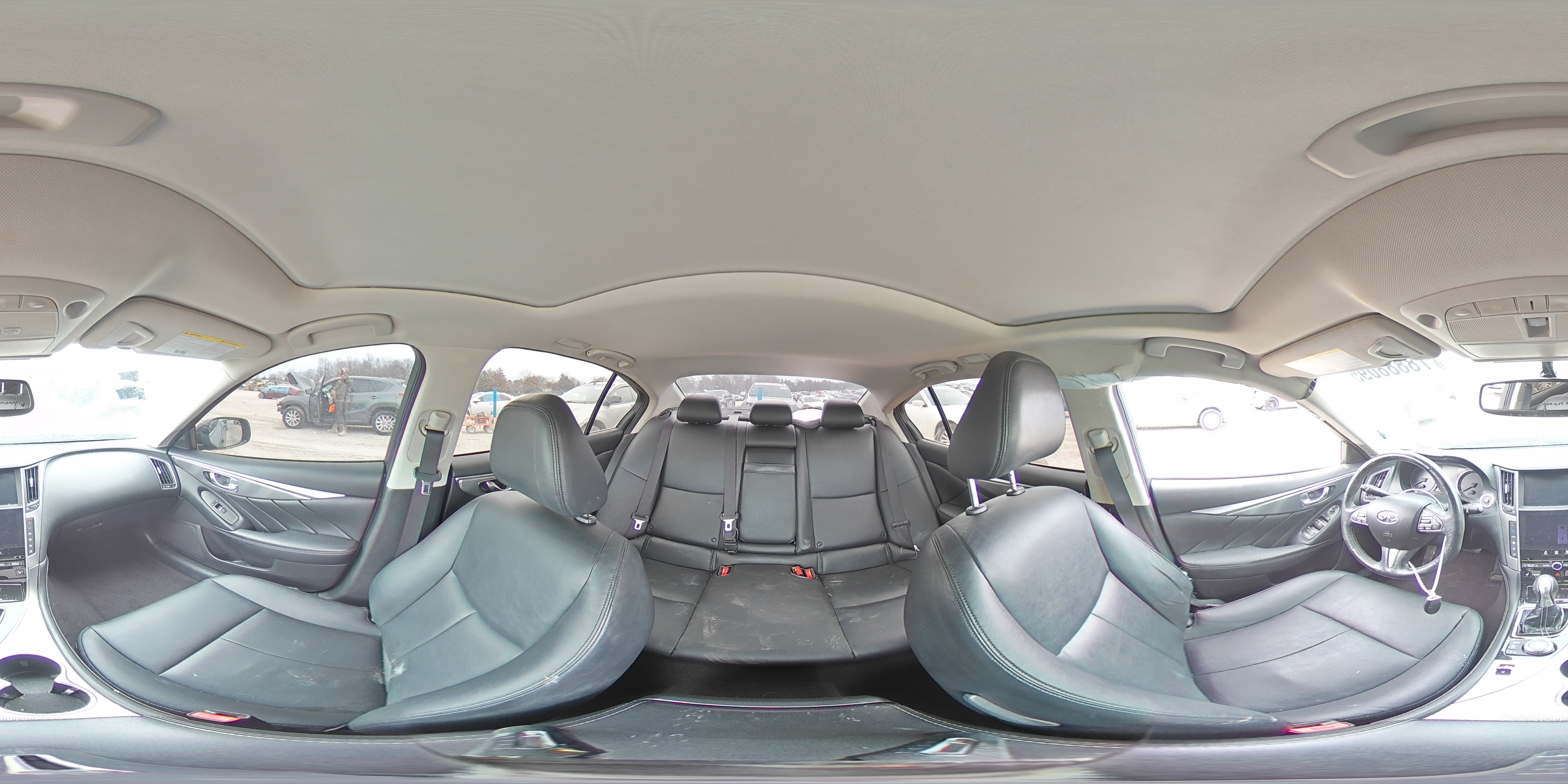 2015 Infiniti Q50 Black vin: JN1BV7AR2FM423036