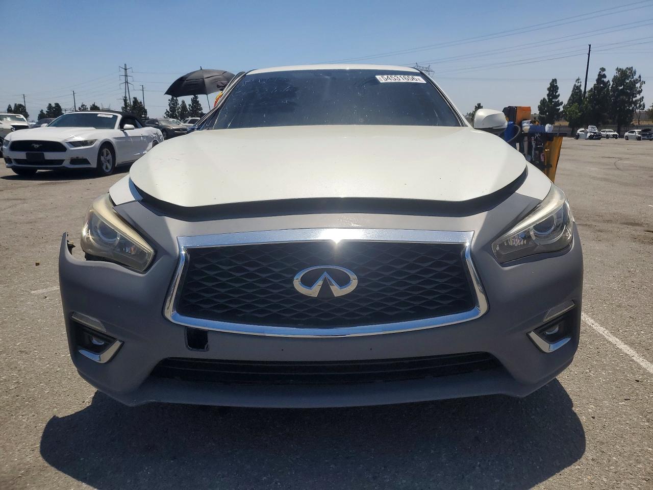 2014 Infiniti Q50 Base White vin: JN1BV7AR3EM685193