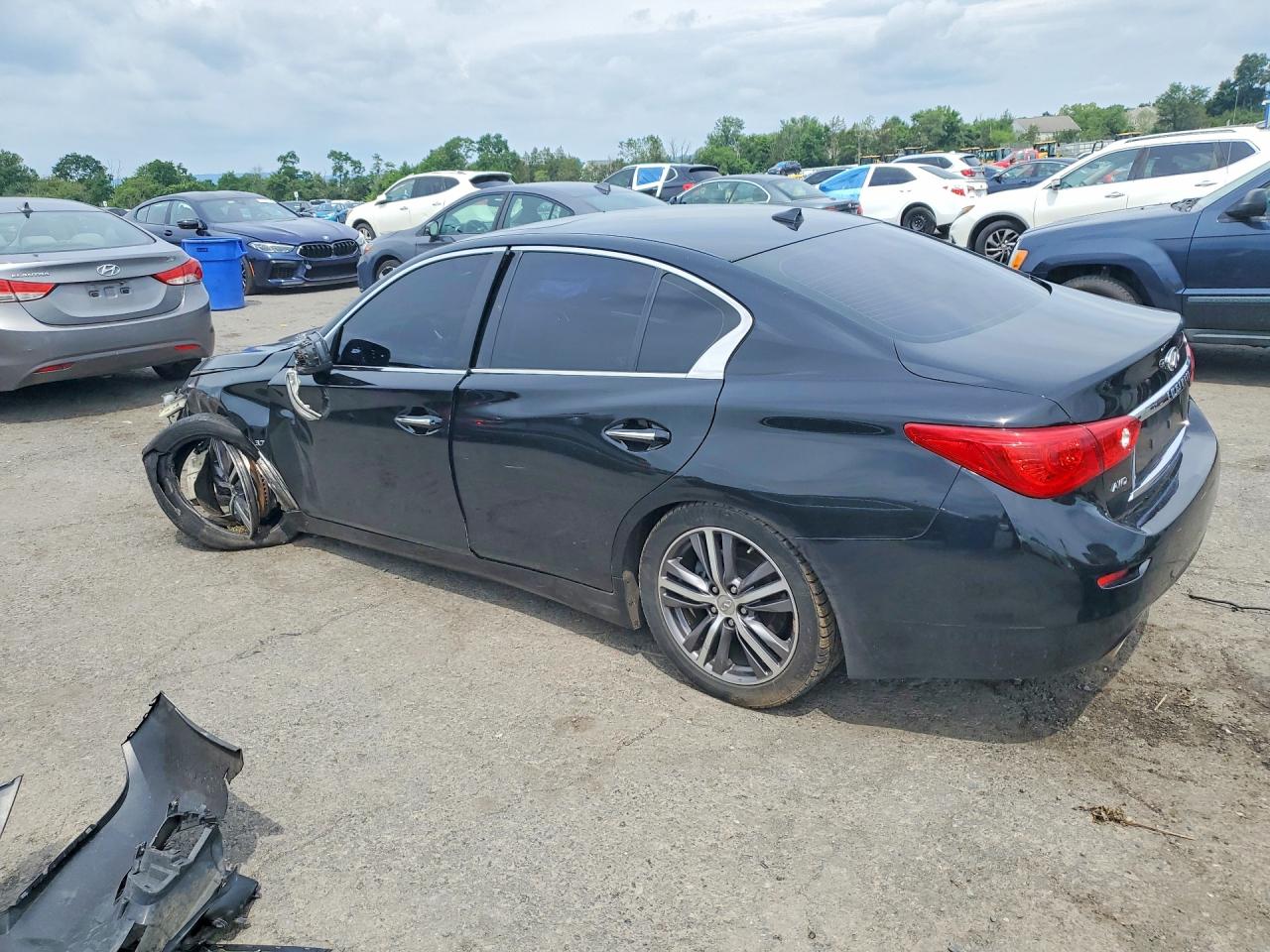 2014 Infiniti Q50 Premium Black vin: JN1BV7AR3EM688708