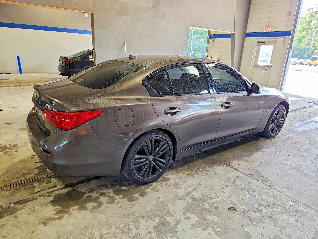 2014 Infiniti Q50 Base Brown vin: JN1BV7AR3EM688756