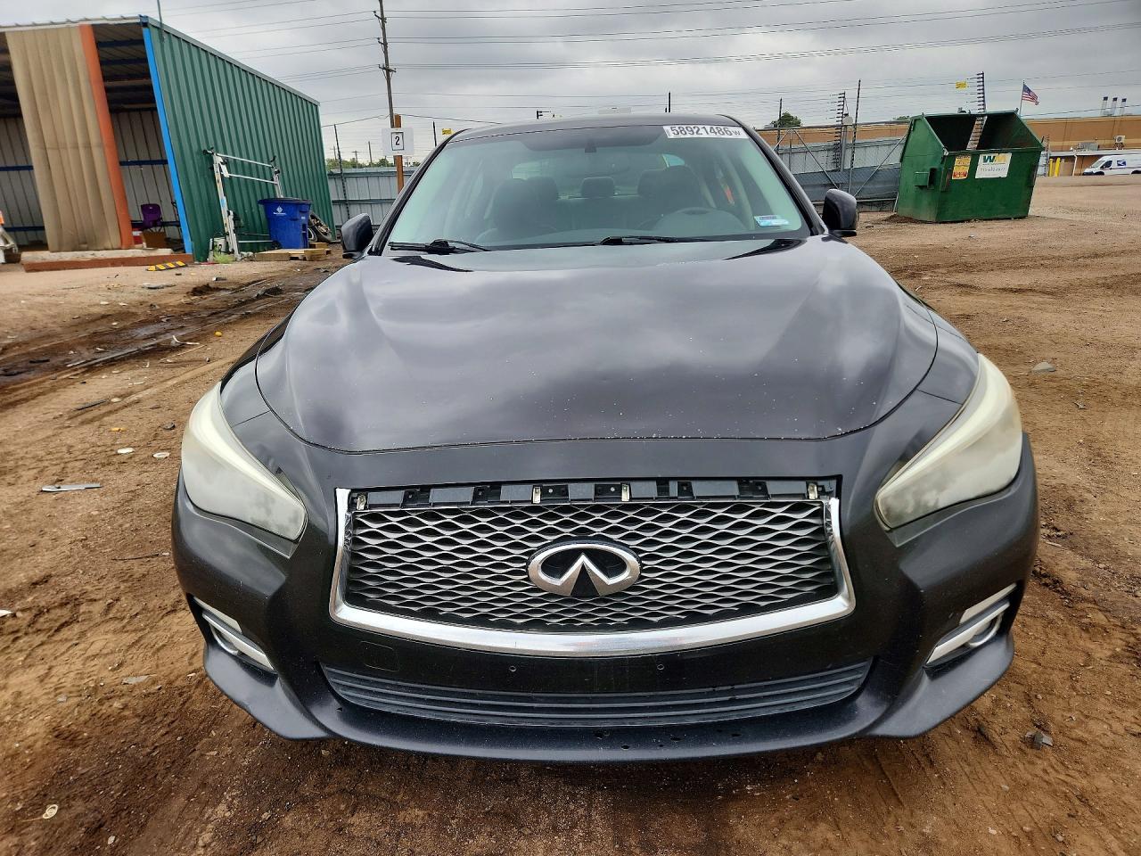 2014 Infiniti Q50 Premium Черный vin: JN1BV7AR3EM691334
