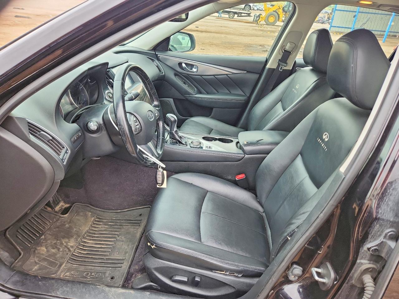 2014 Infiniti Q50 Premium Черный vin: JN1BV7AR3EM691334