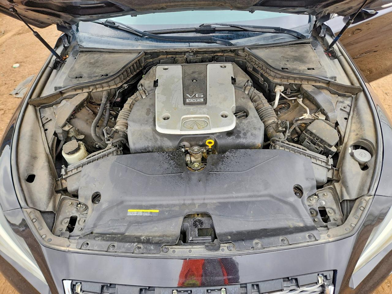 2014 Infiniti Q50 Premium Черный vin: JN1BV7AR3EM691334