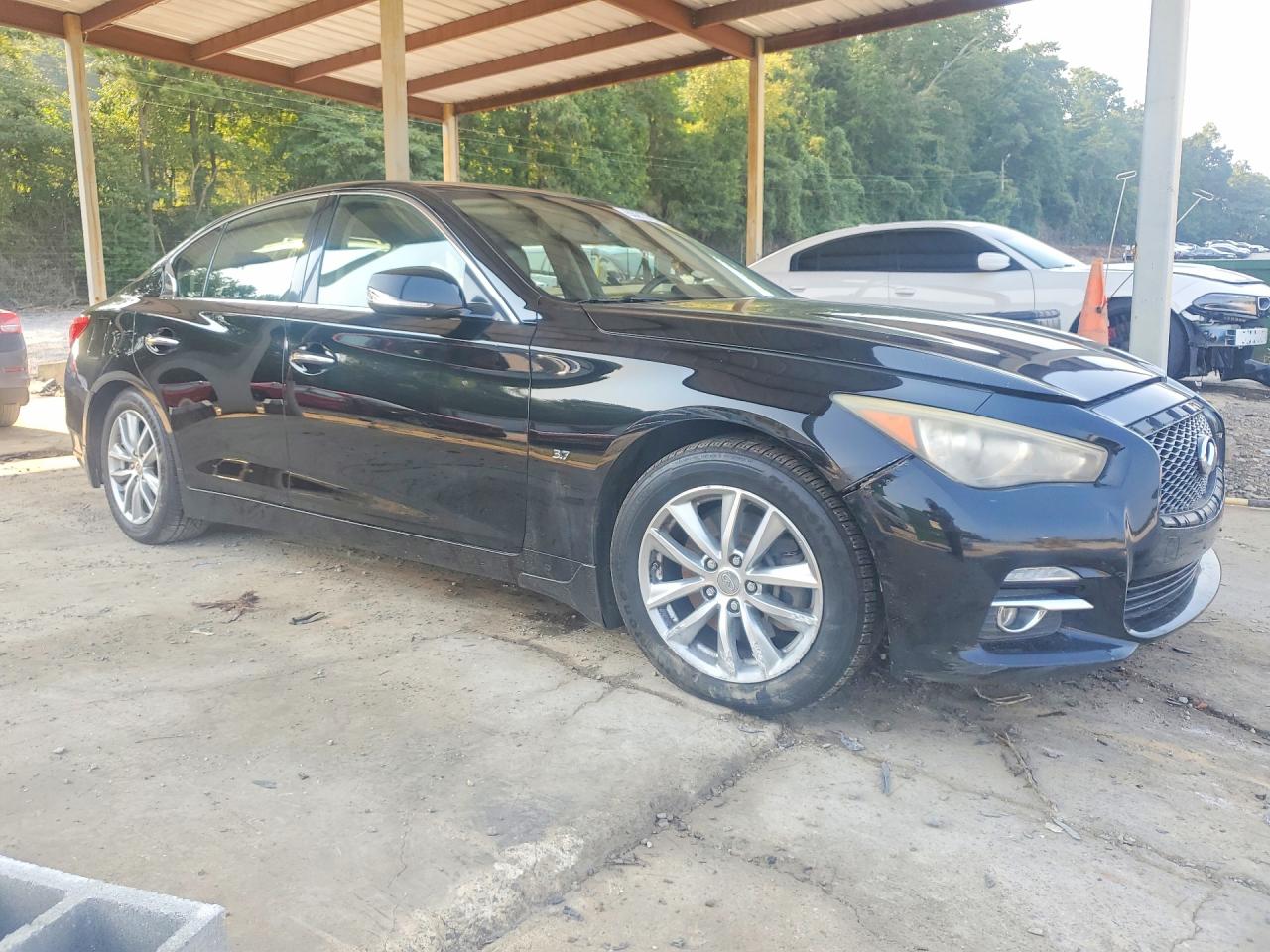 2014 Infiniti Q50 Premium Black vin: JN1BV7AR3EM693486