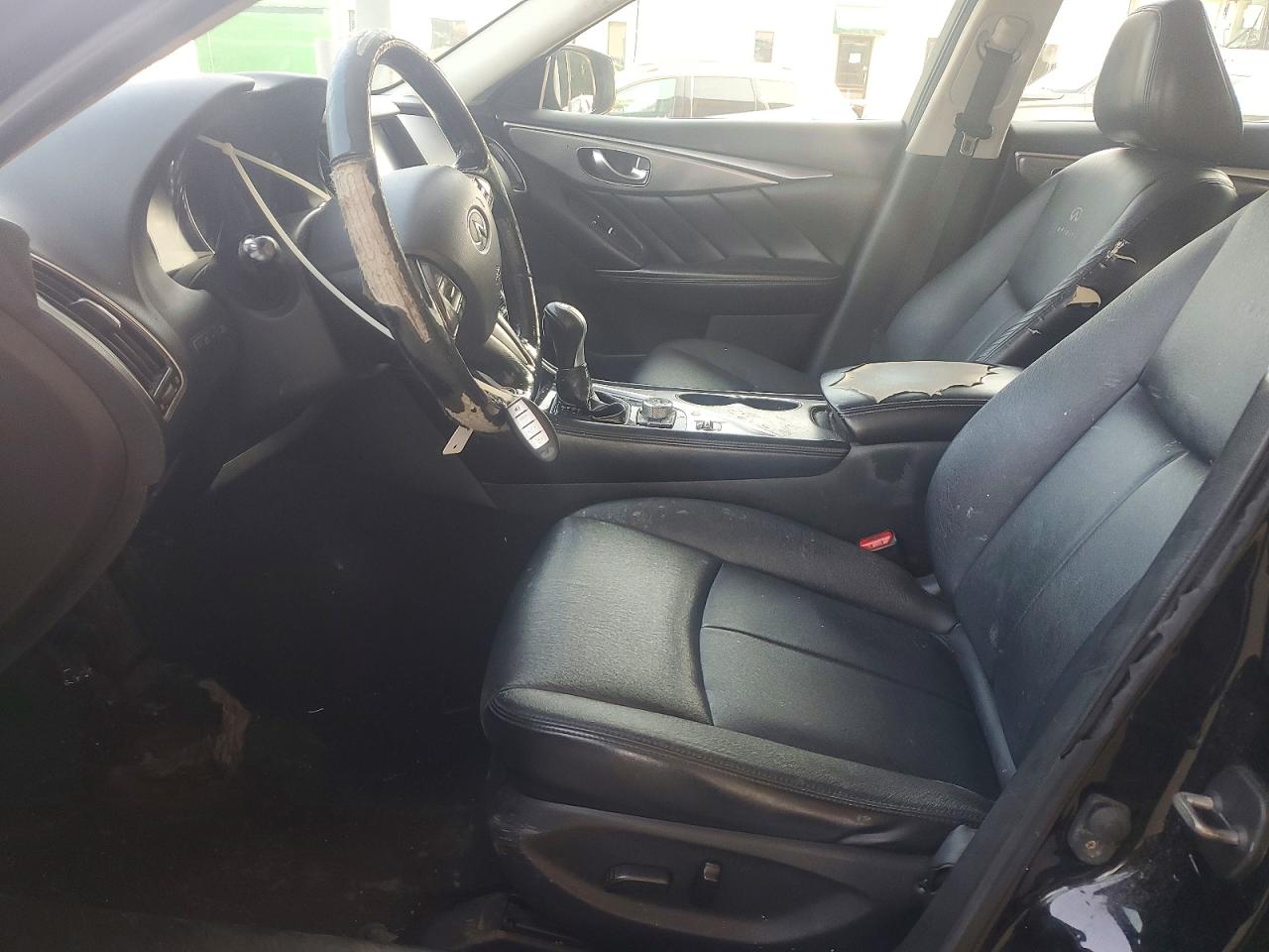 2014 Infiniti Q50 Premium Black vin: JN1BV7AR3EM693486