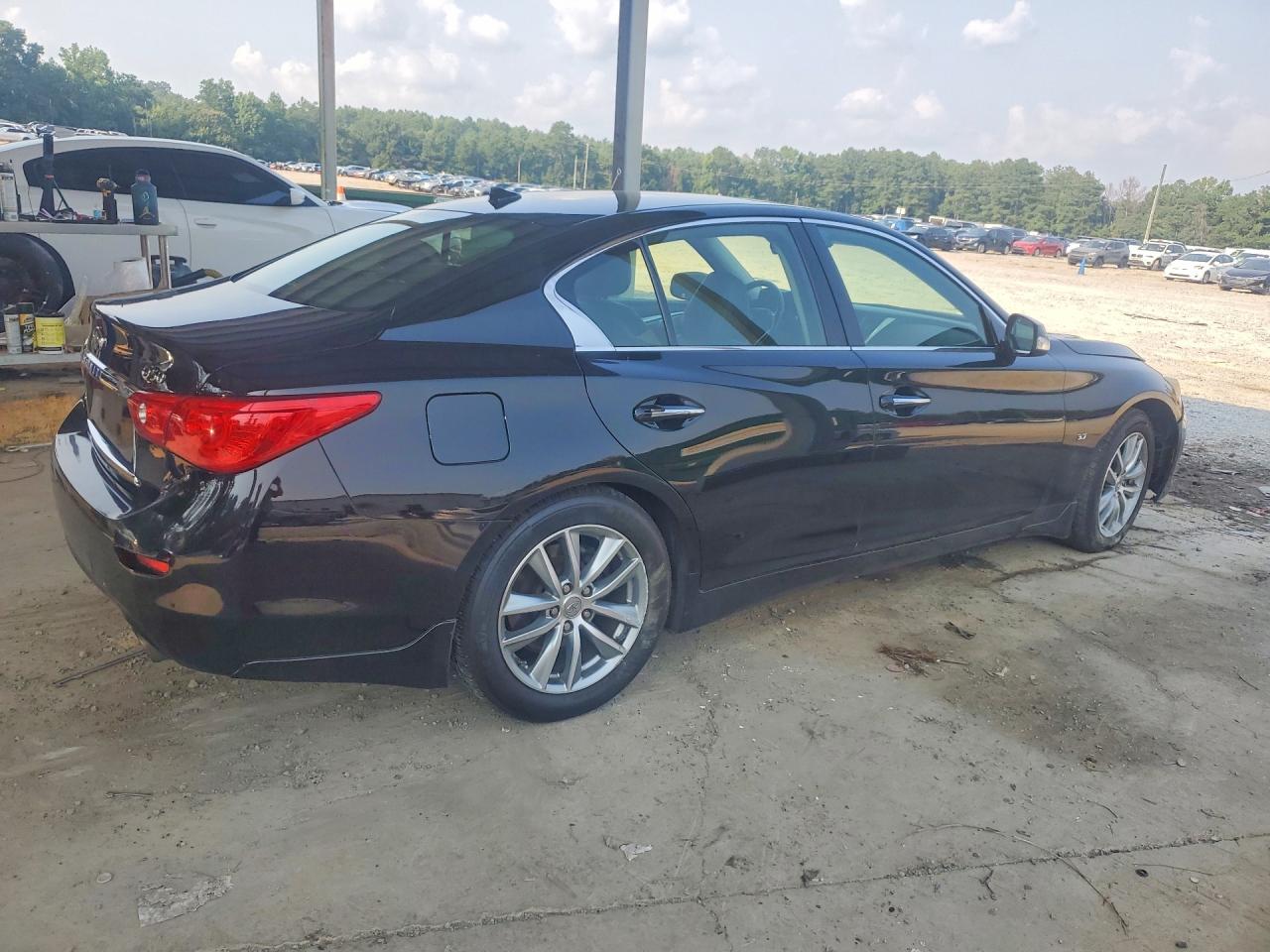 2014 Infiniti Q50 Premium Black vin: JN1BV7AR3EM693486