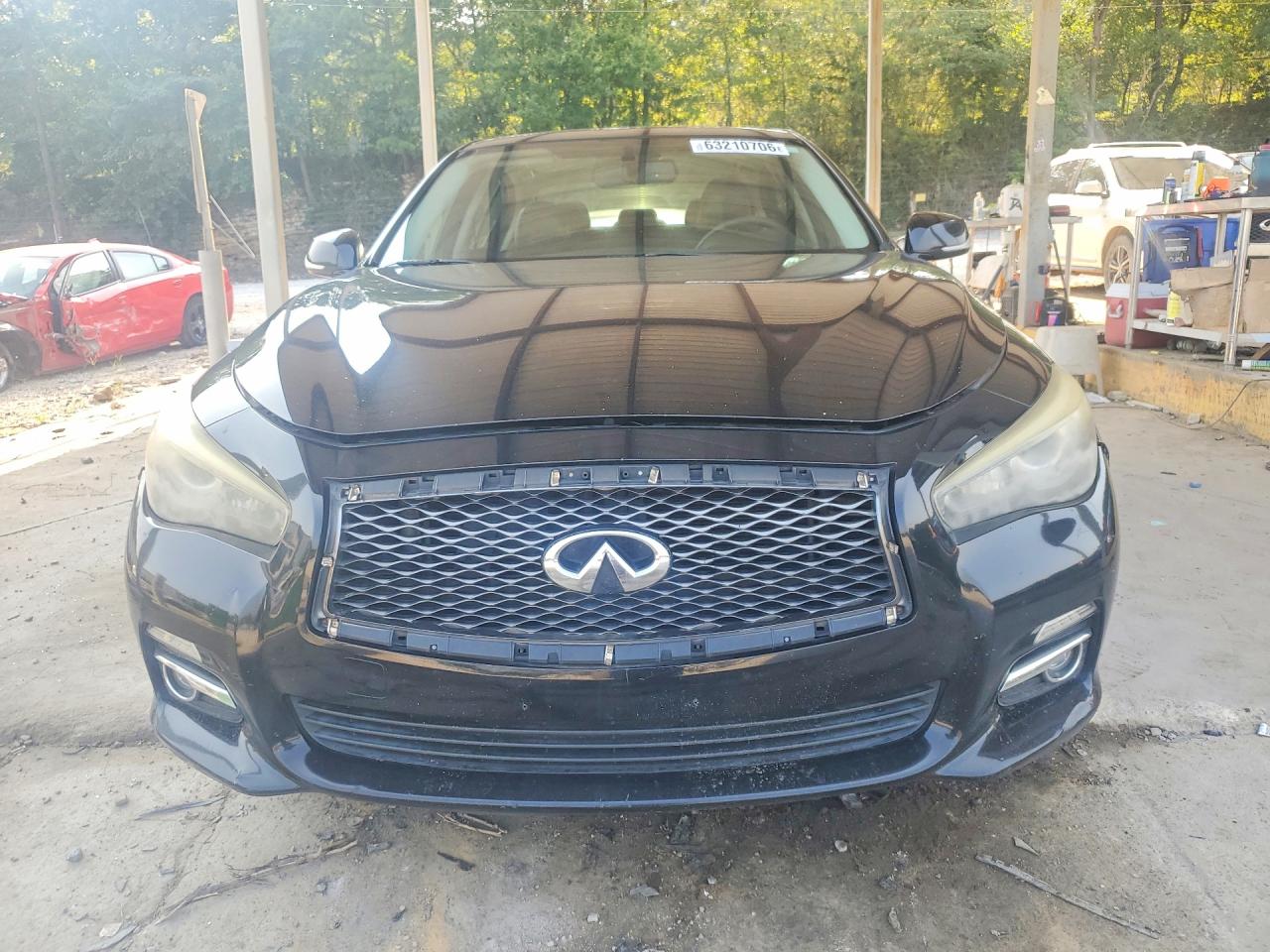 2014 Infiniti Q50 Premium Black vin: JN1BV7AR3EM693486