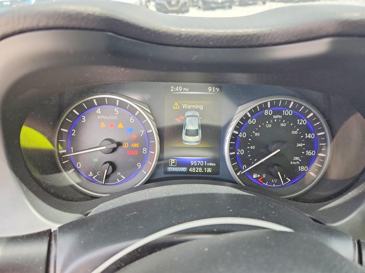 2014 Infiniti Q50 Premium Brown vin: JN1BV7AR3EM693715