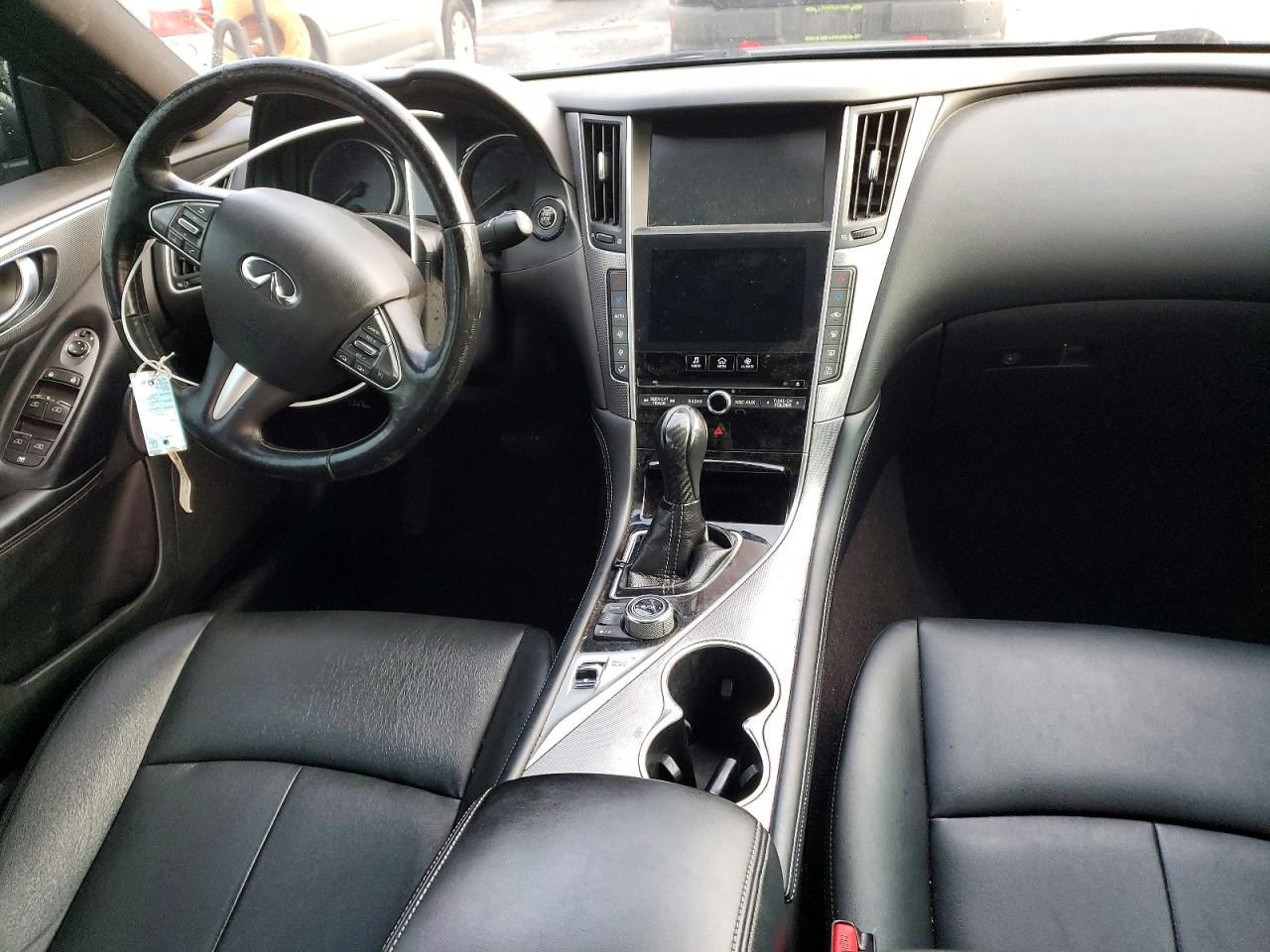2014 Infiniti Q50 Base Gray vin: JN1BV7AR3EM694055