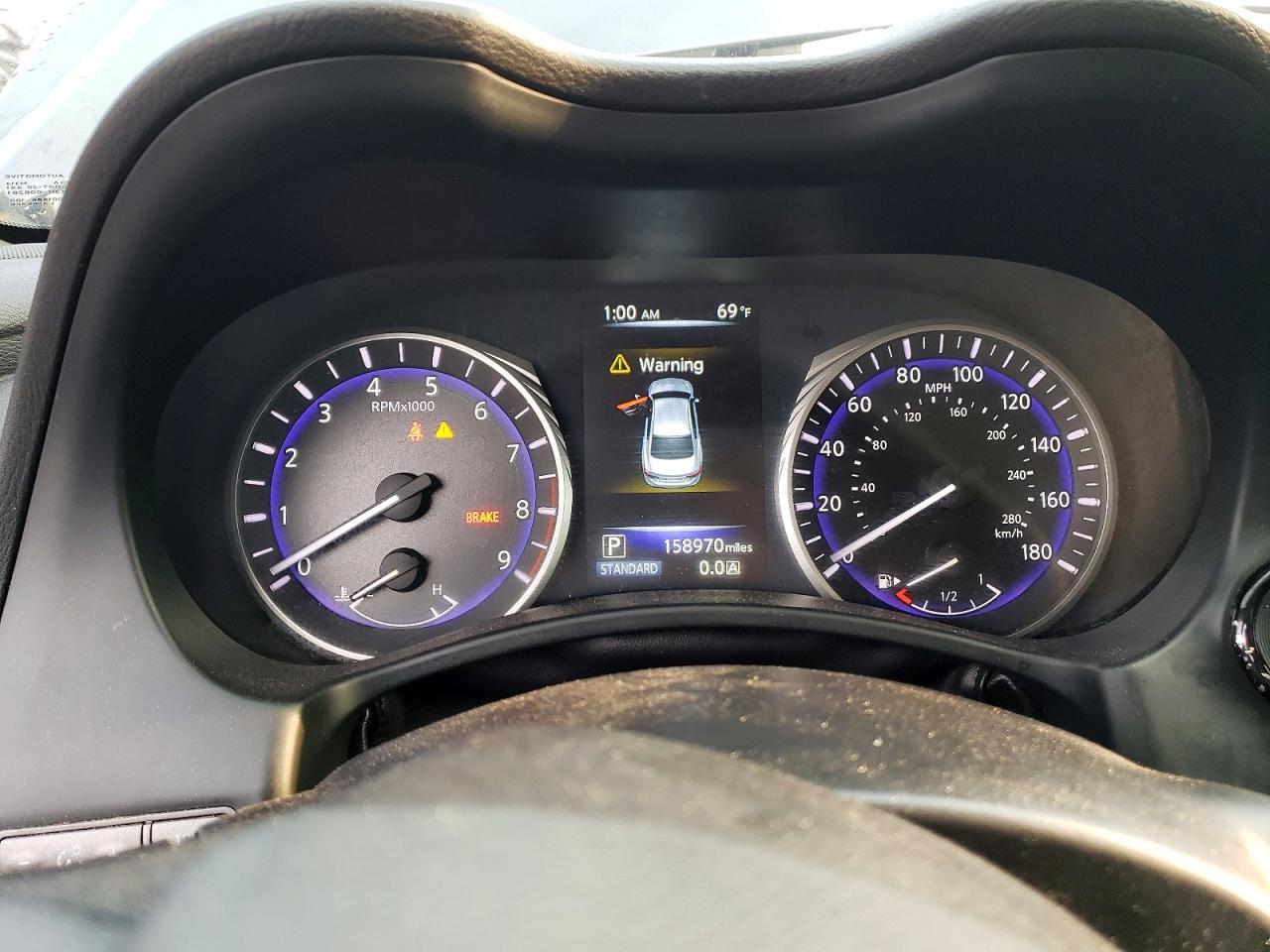 2014 Infiniti Q50 Base Gray vin: JN1BV7AR3EM694055