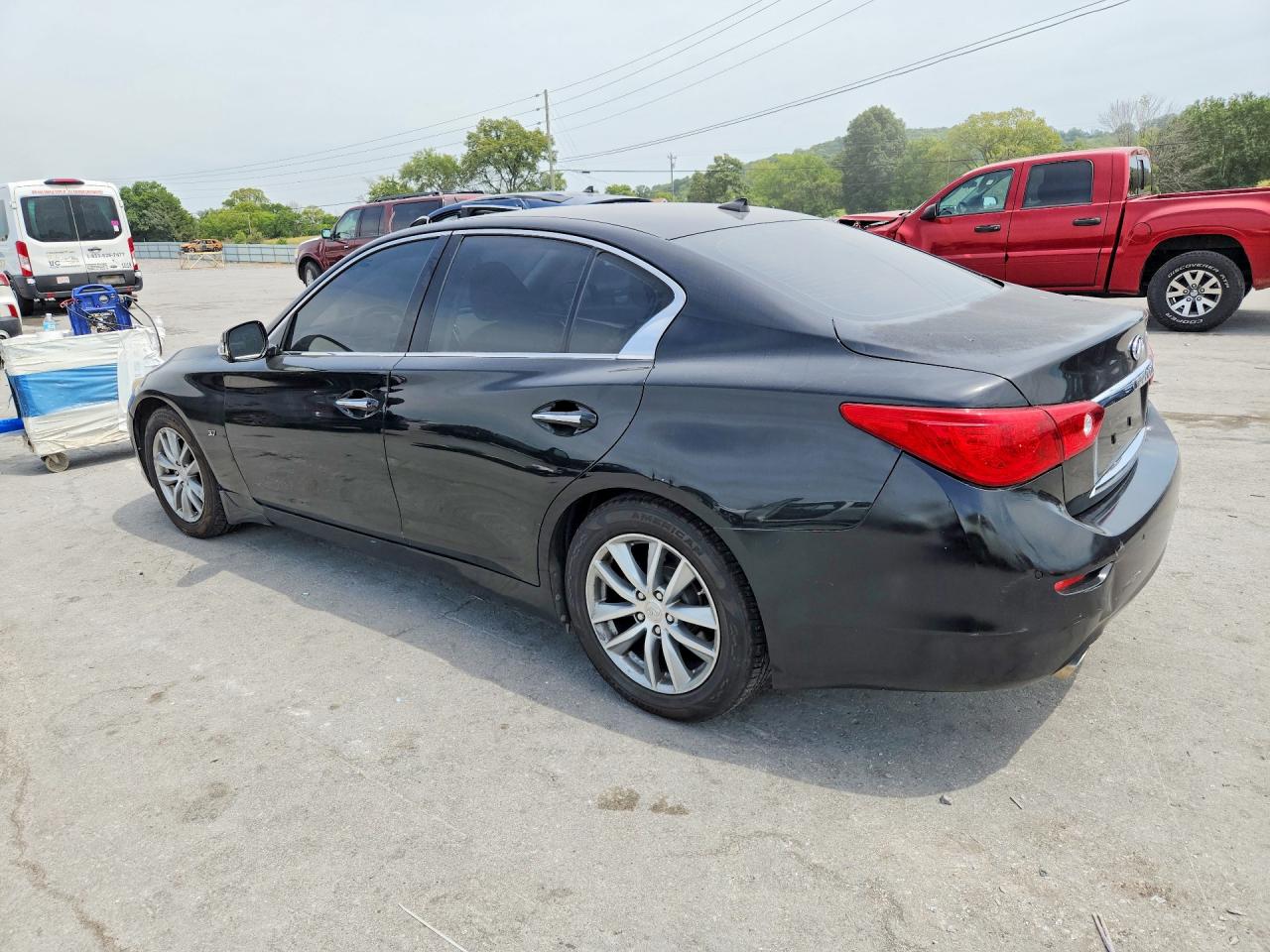 2014 Infiniti Q50 Premium Black vin: JN1BV7AR3EM696274