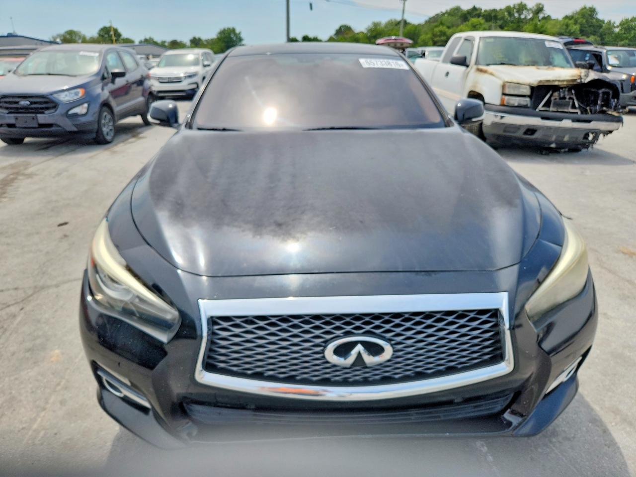 2014 Infiniti Q50 Premium Black vin: JN1BV7AR3EM696274