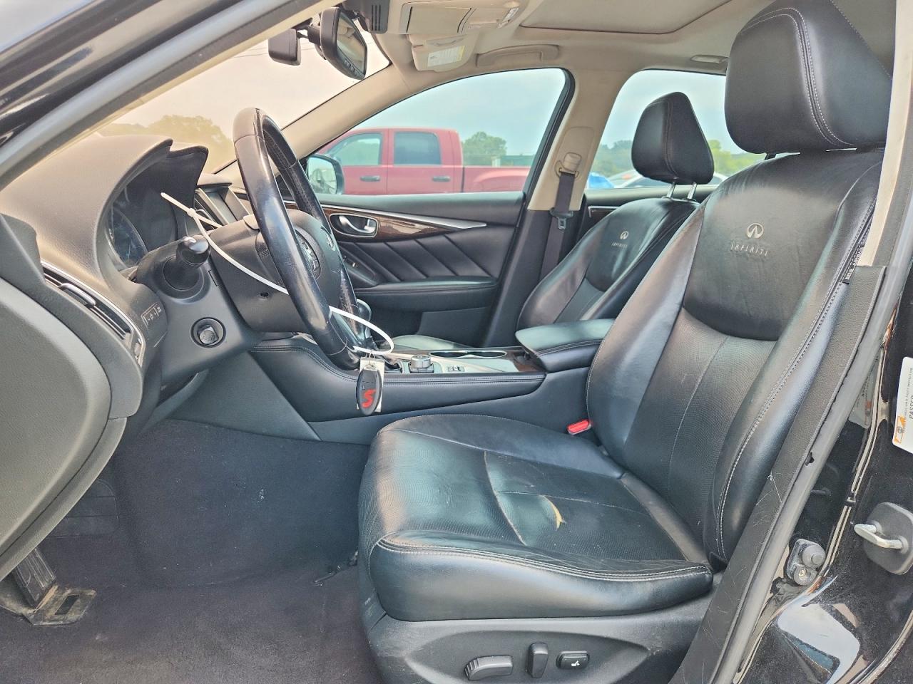 2014 Infiniti Q50 Premium Black vin: JN1BV7AR3EM696274