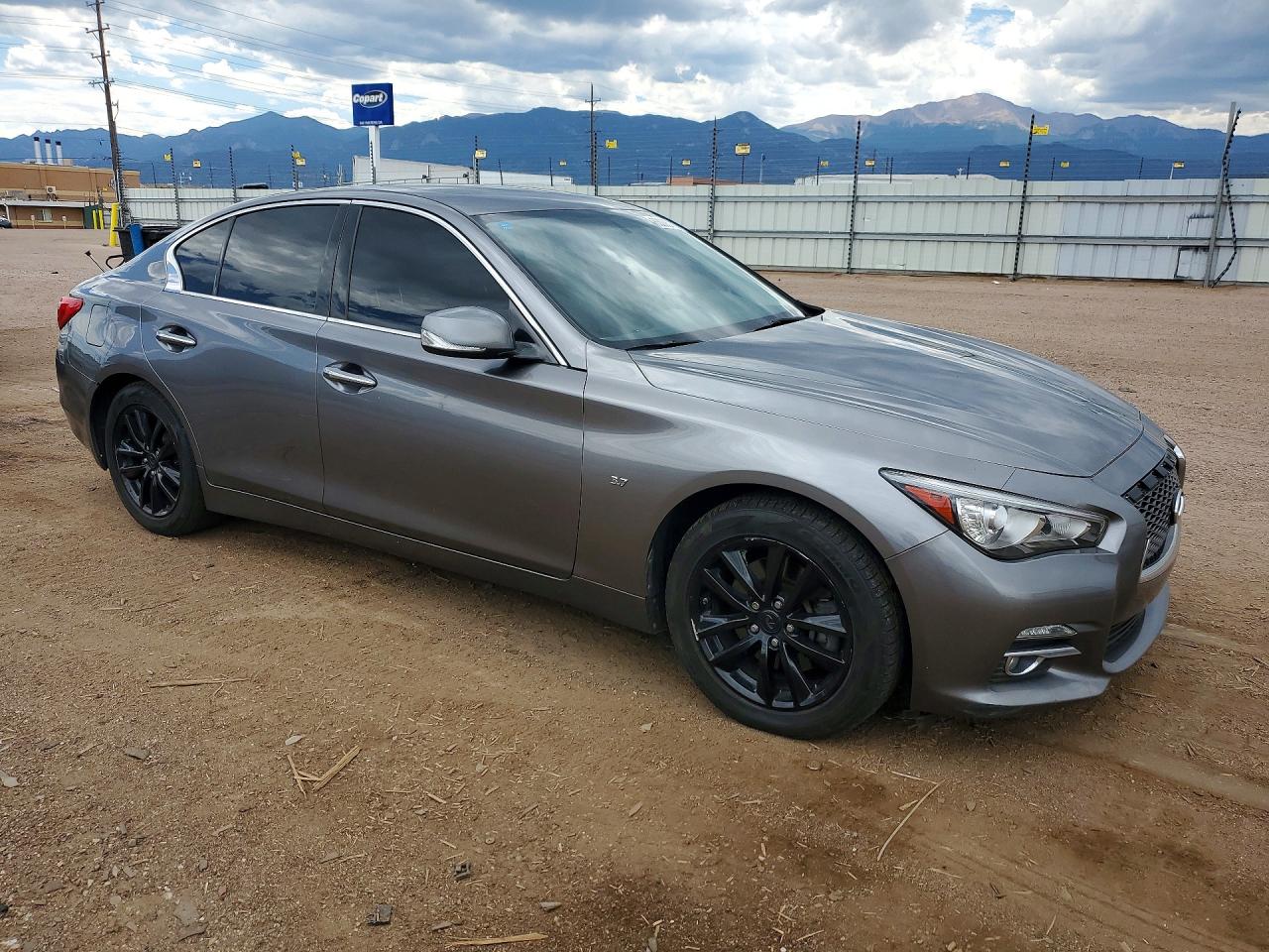 2014 Infiniti Q50 Premium Gray vin: JN1BV7AR3EM700002
