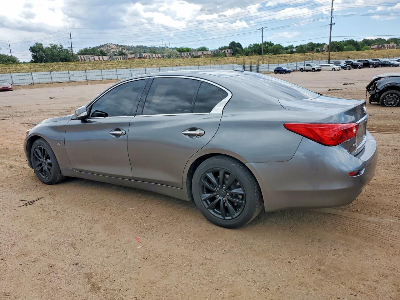 2014 Infiniti Q50 Premium Gray vin: JN1BV7AR3EM700002