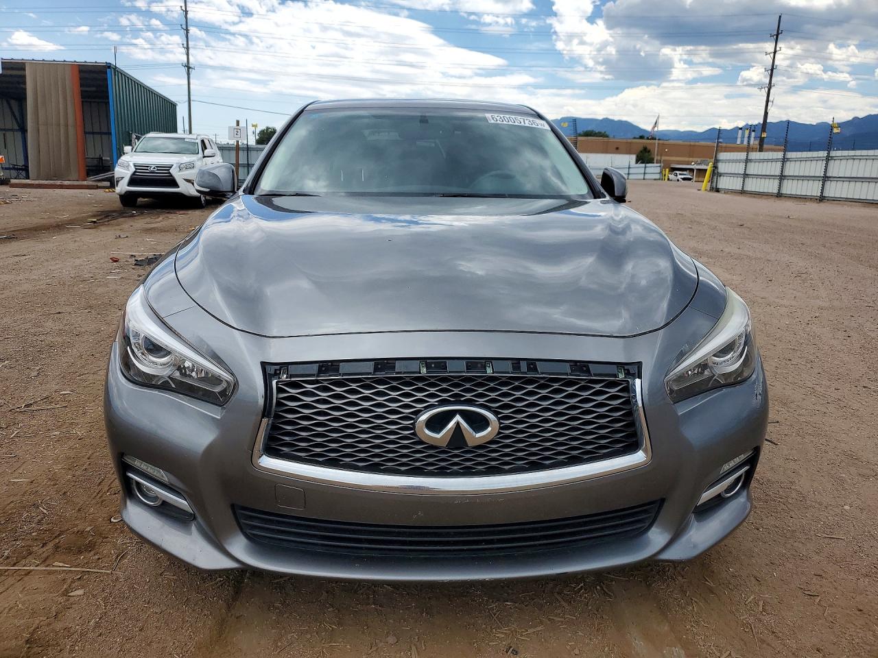 2014 Infiniti Q50 Premium Gray vin: JN1BV7AR3EM700002