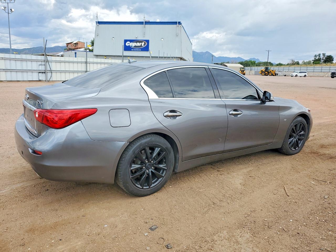 2014 Infiniti Q50 Premium Gray vin: JN1BV7AR3EM700002