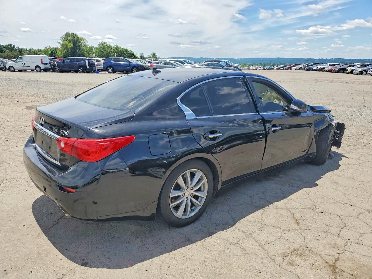 2014 Infiniti Q50 Premium Black vin: JN1BV7AR3EM701070