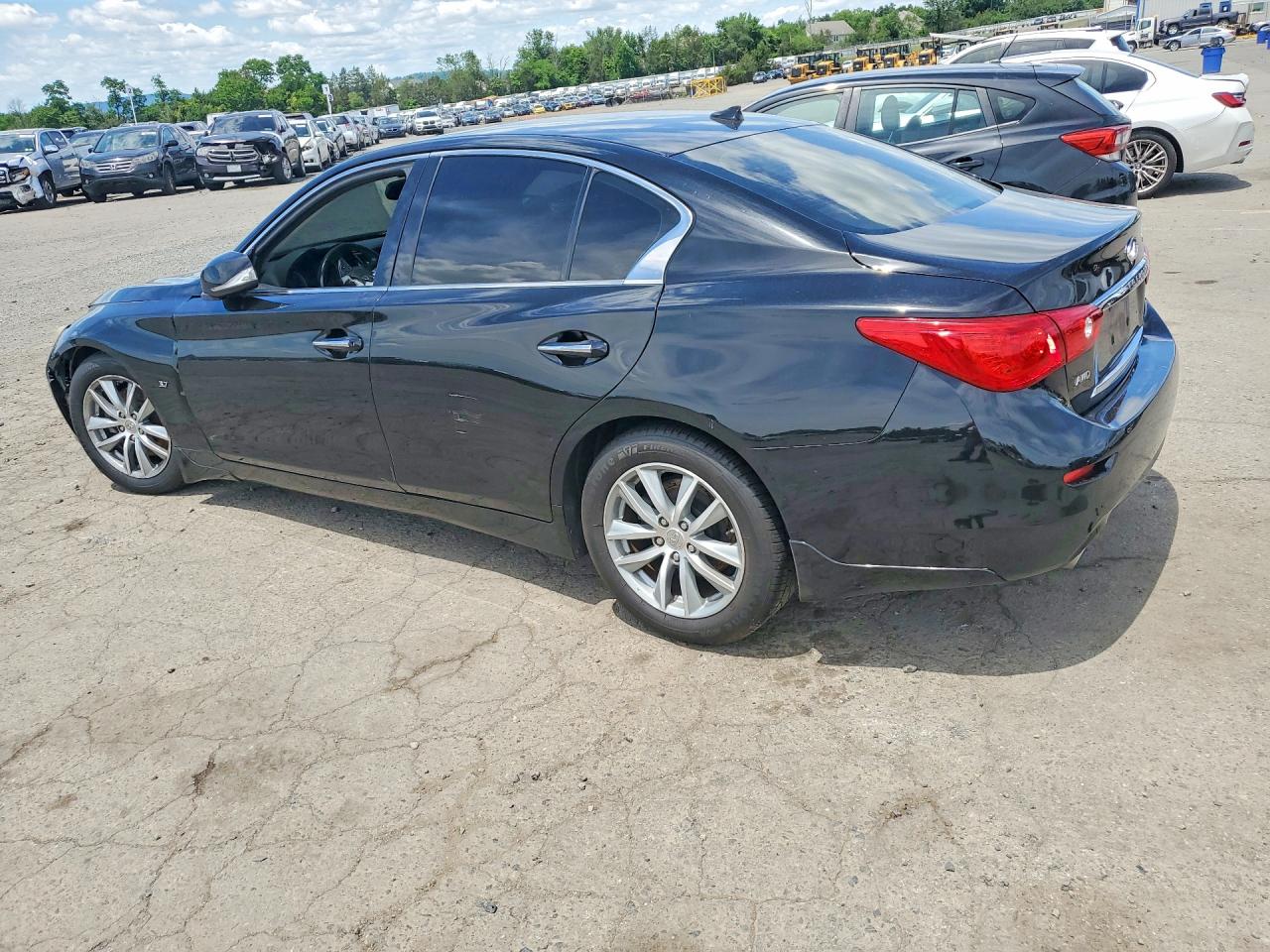 2014 Infiniti Q50 Premium Black vin: JN1BV7AR3EM701070