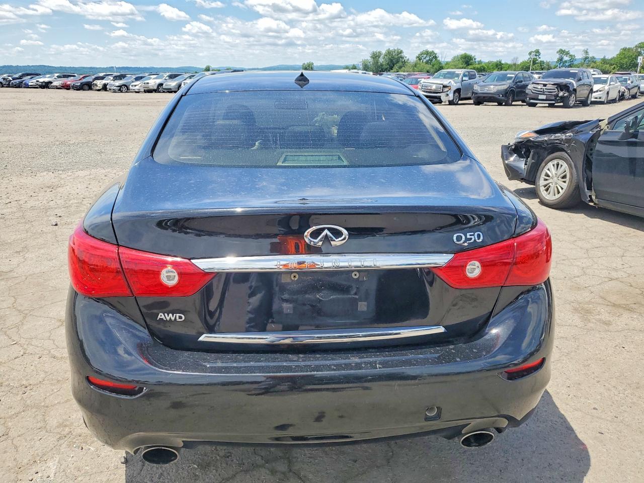 2014 Infiniti Q50 Premium Black vin: JN1BV7AR3EM701070