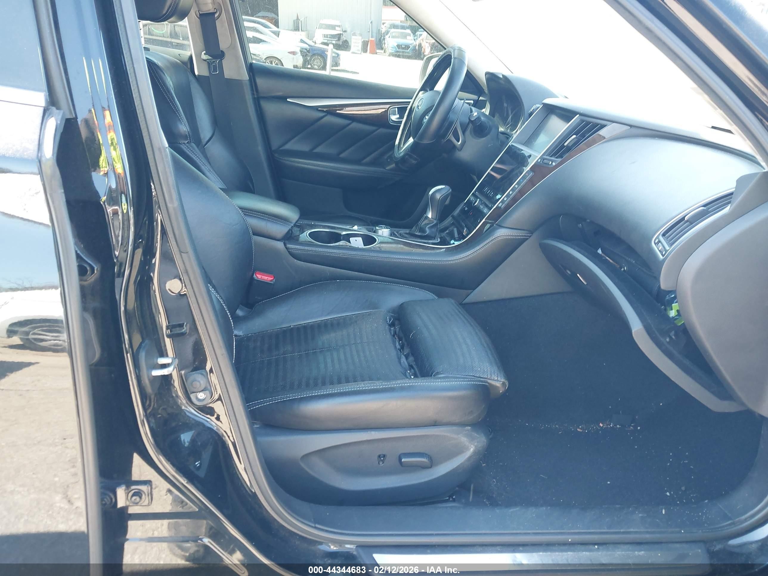 2015 Infiniti Q50 Sport Черный vin: JN1BV7AR3FM398292