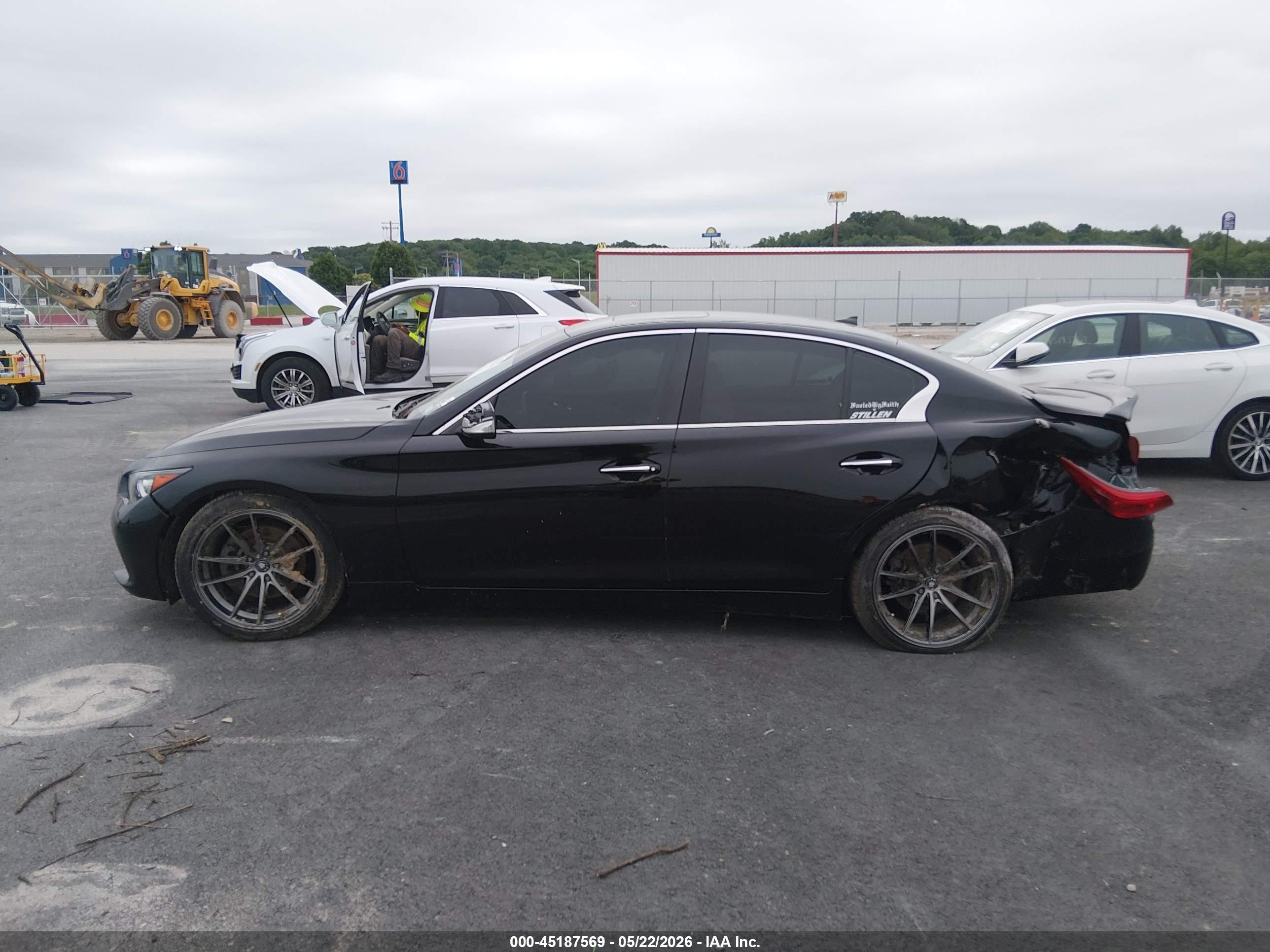 2015 Infiniti Q50 Черный vin: JN1BV7AR3FM399930