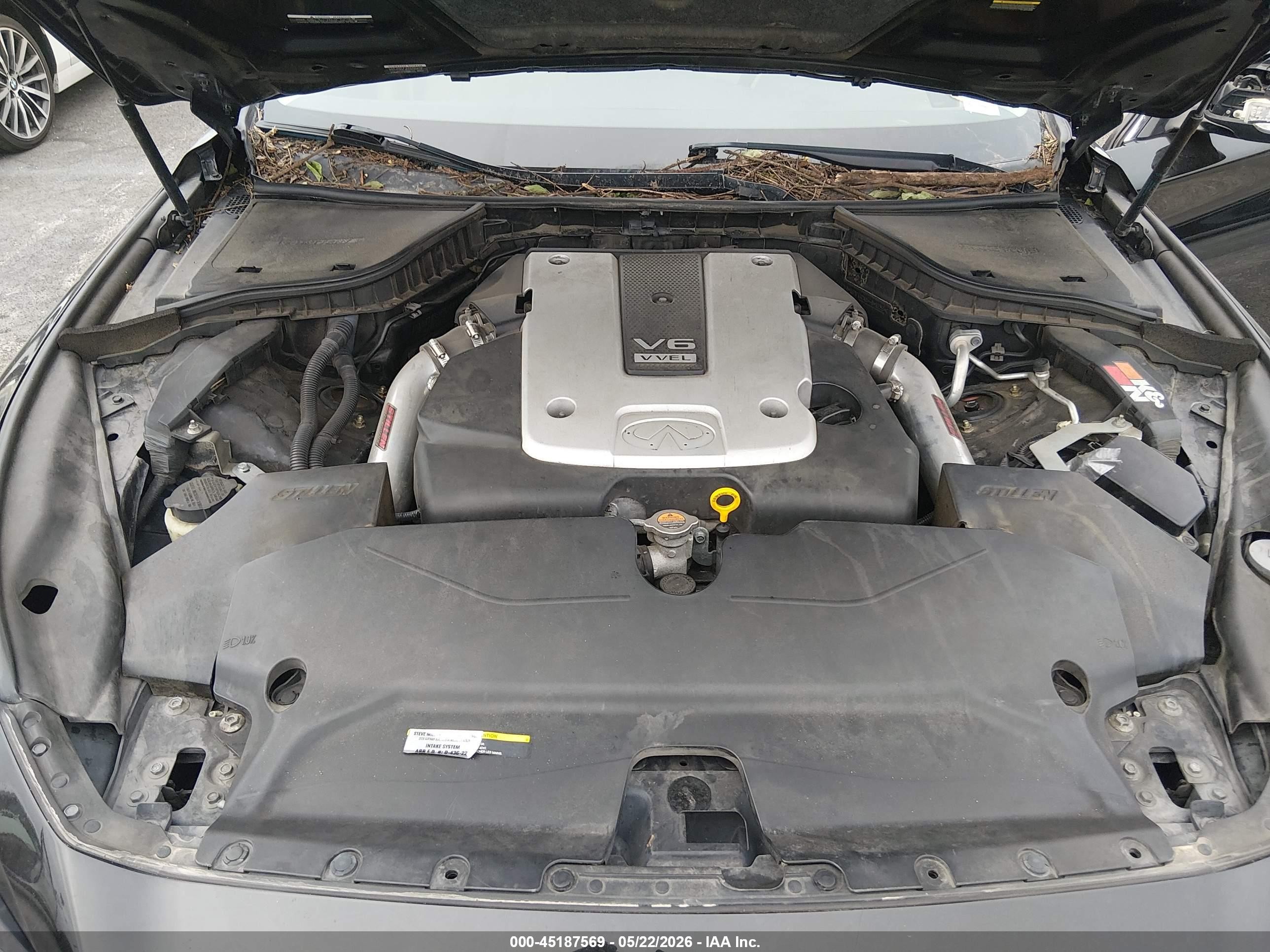 2015 Infiniti Q50 Черный vin: JN1BV7AR3FM399930