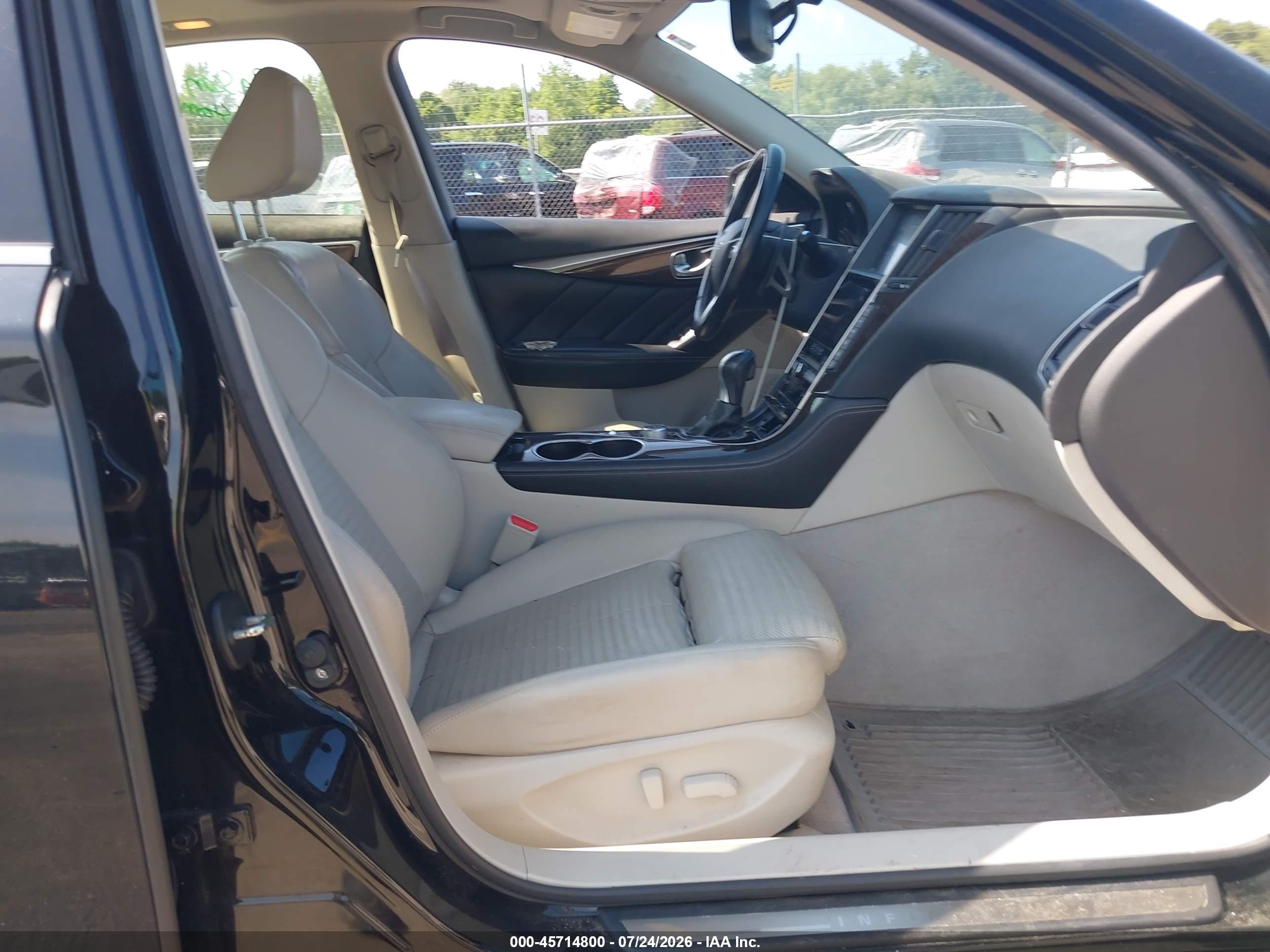2015 Infiniti Q50 Sport Черный vin: JN1BV7AR3FM400736