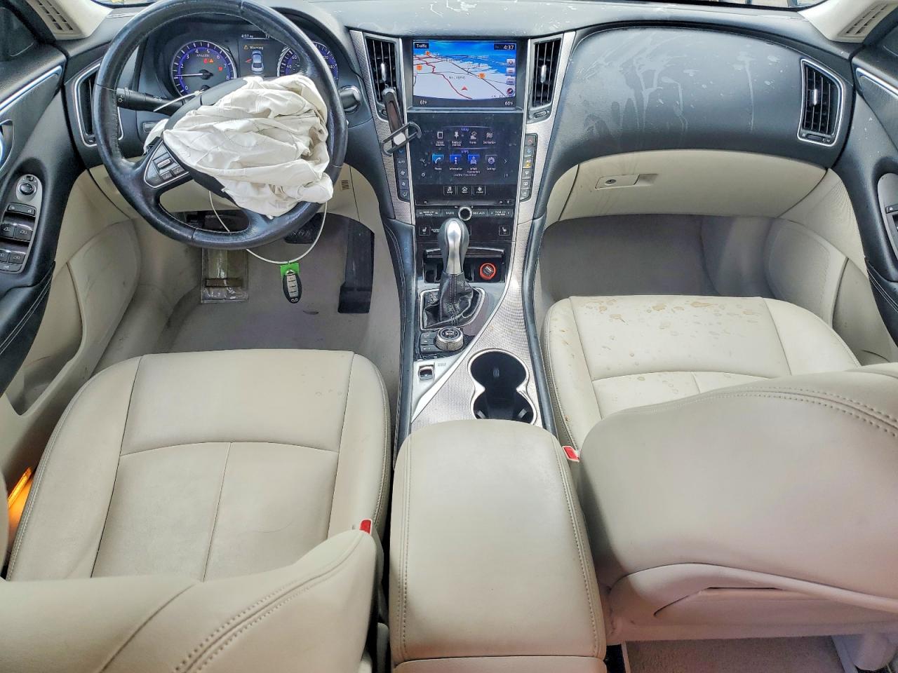 2015 Infiniti Q50 Premium Black vin: JN1BV7AR3FM401451