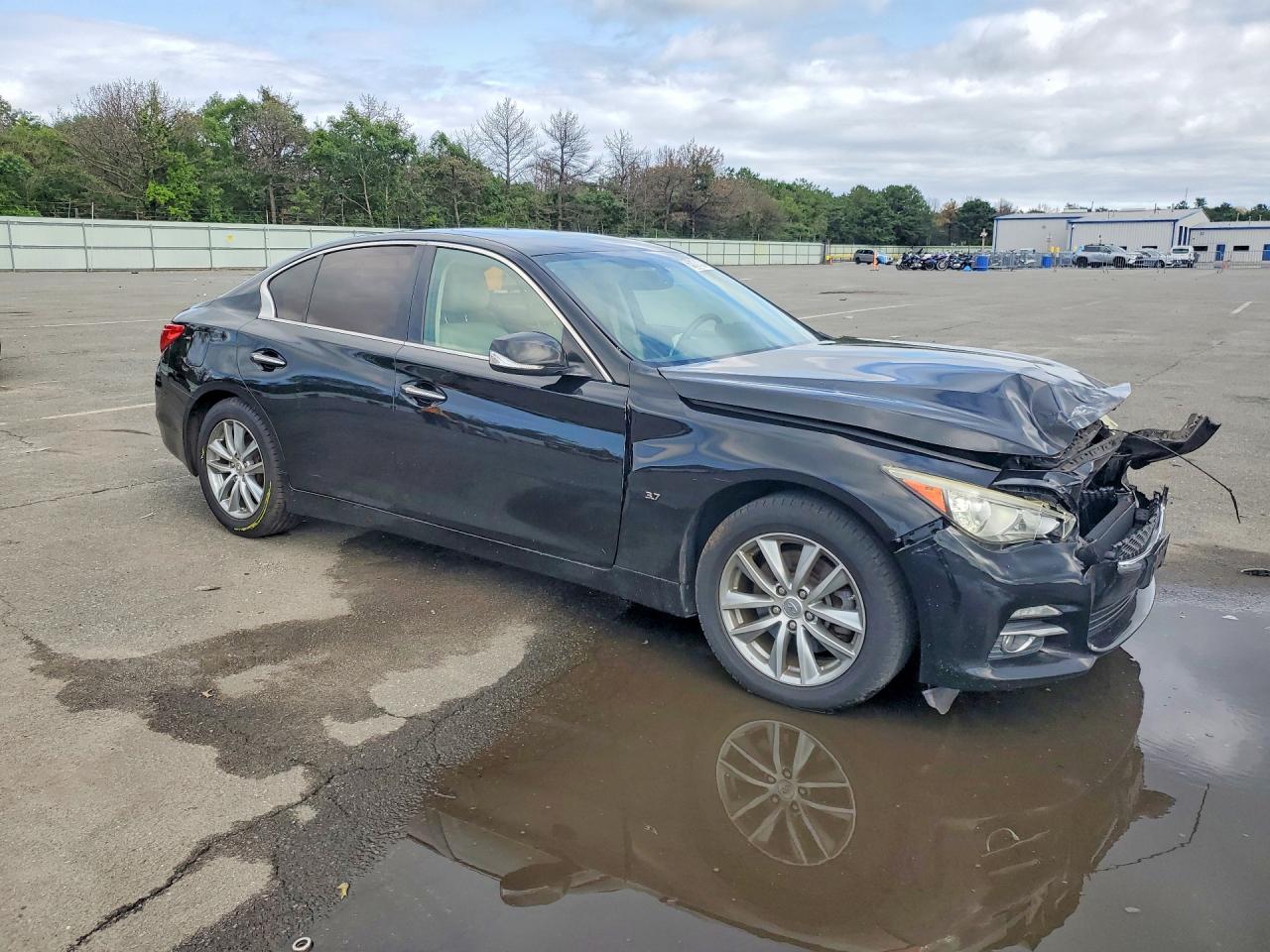 2015 Infiniti Q50 Premium Black vin: JN1BV7AR3FM401451
