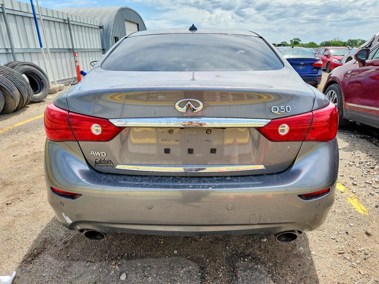 2015 Infiniti Q50 Premium Gray vin: JN1BV7AR3FM409100