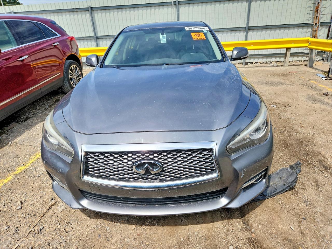 2015 Infiniti Q50 Premium Gray vin: JN1BV7AR3FM409100