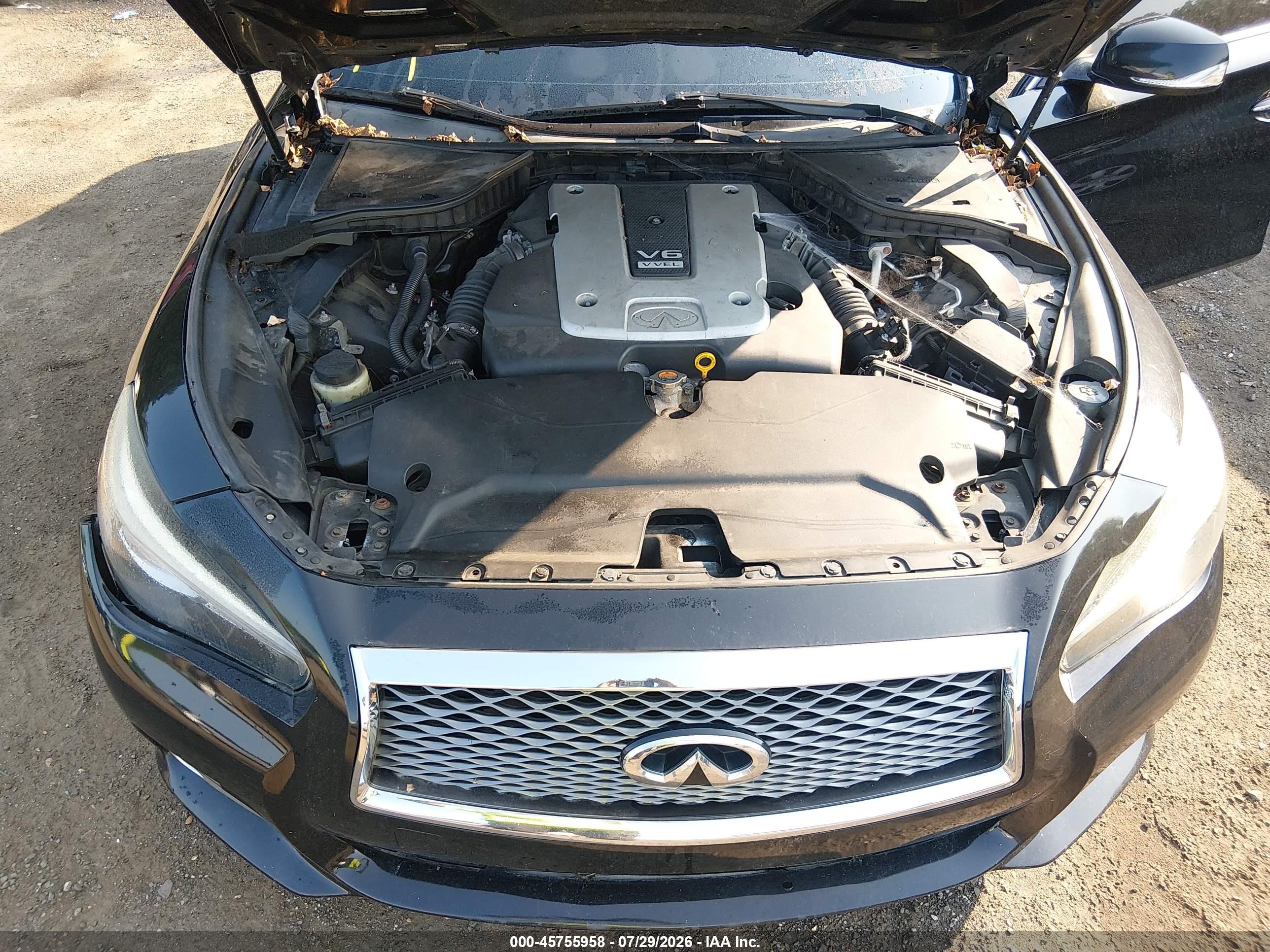 2015 Infiniti Q50   Black vin: JN1BV7AR3FM410019