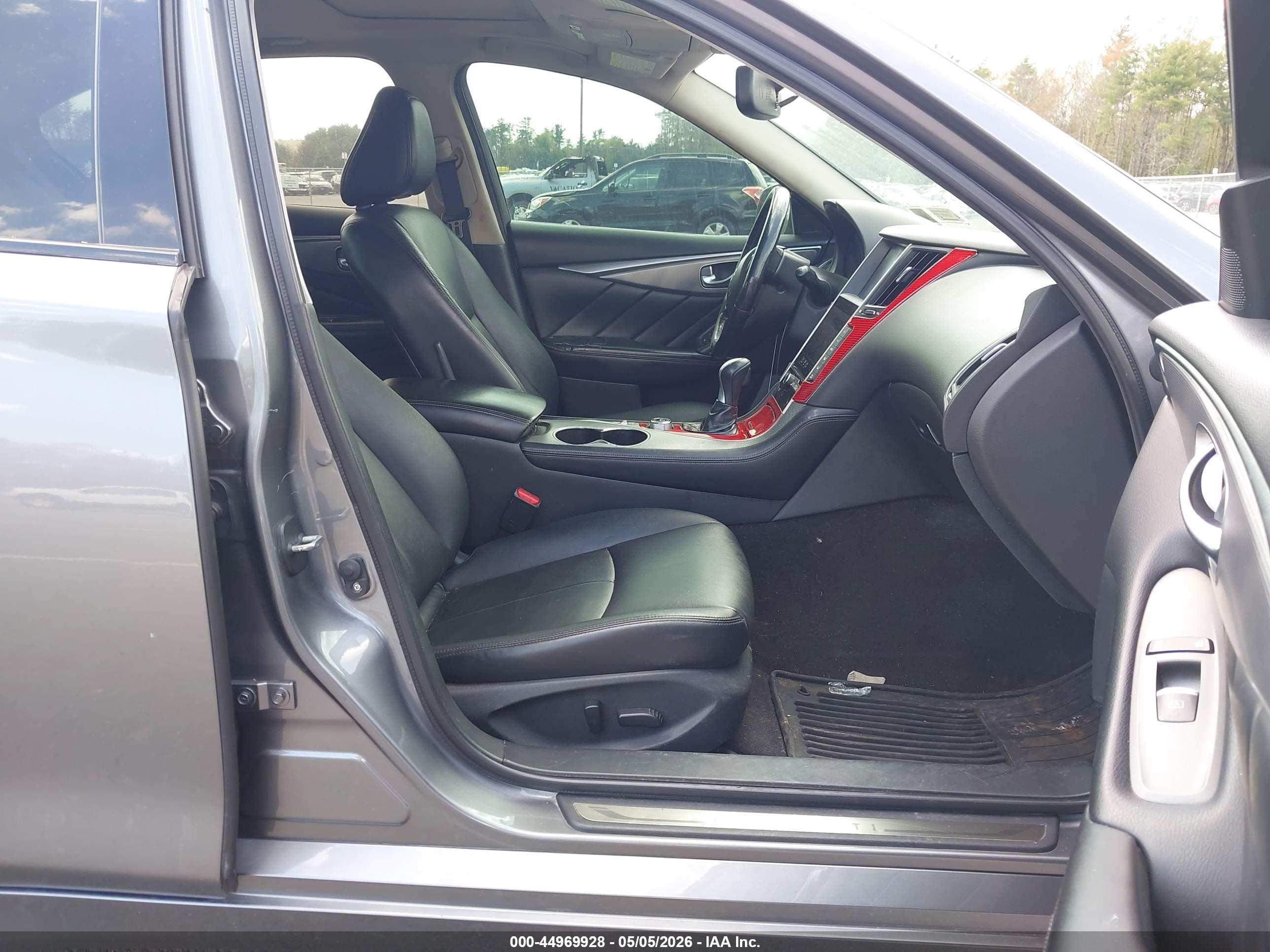 2015 Infiniti Q50 Premium Gray vin: JN1BV7AR3FM419075