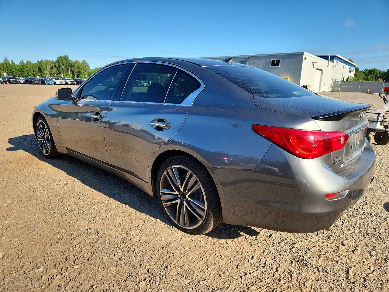2015 Infiniti Q50 Base Gray vin: JN1BV7AR3FM420467