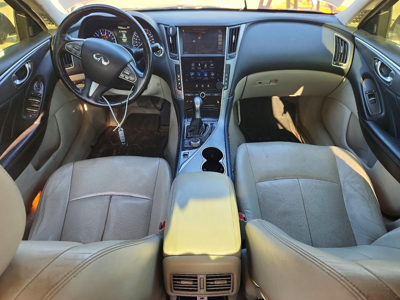 2015 Infiniti Q50 Base Gray vin: JN1BV7AR3FM420467