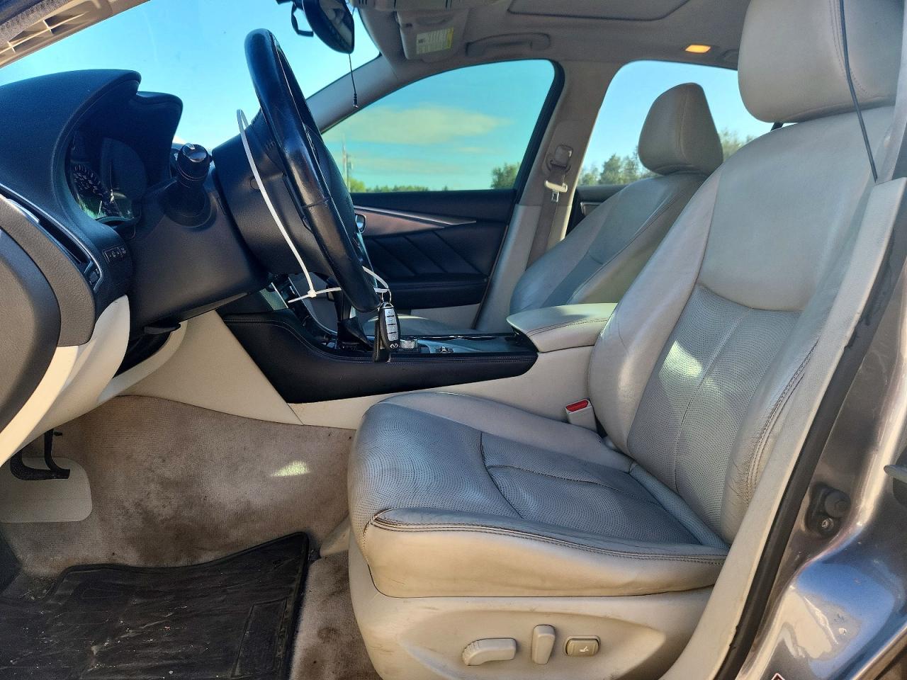 2015 Infiniti Q50 Base Gray vin: JN1BV7AR3FM420467