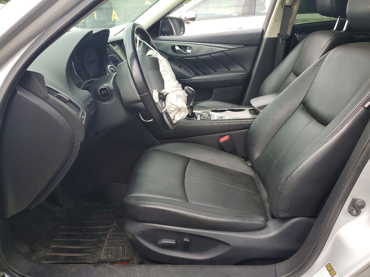 2015 Infiniti Q50 Premium Silver vin: JN1BV7AR3FM421327