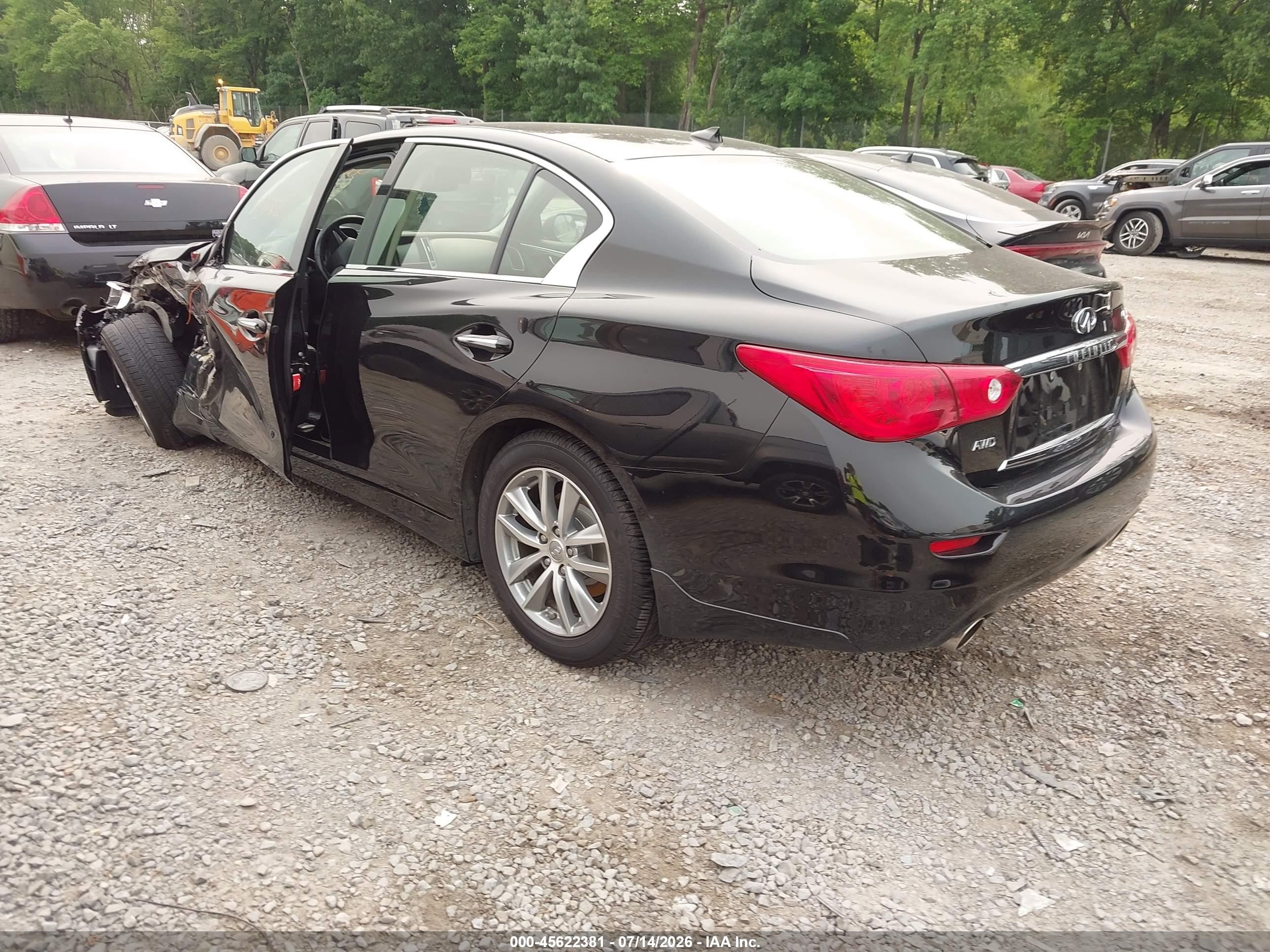 2015 Infiniti Q50 Premium Black vin: JN1BV7AR3FM422719