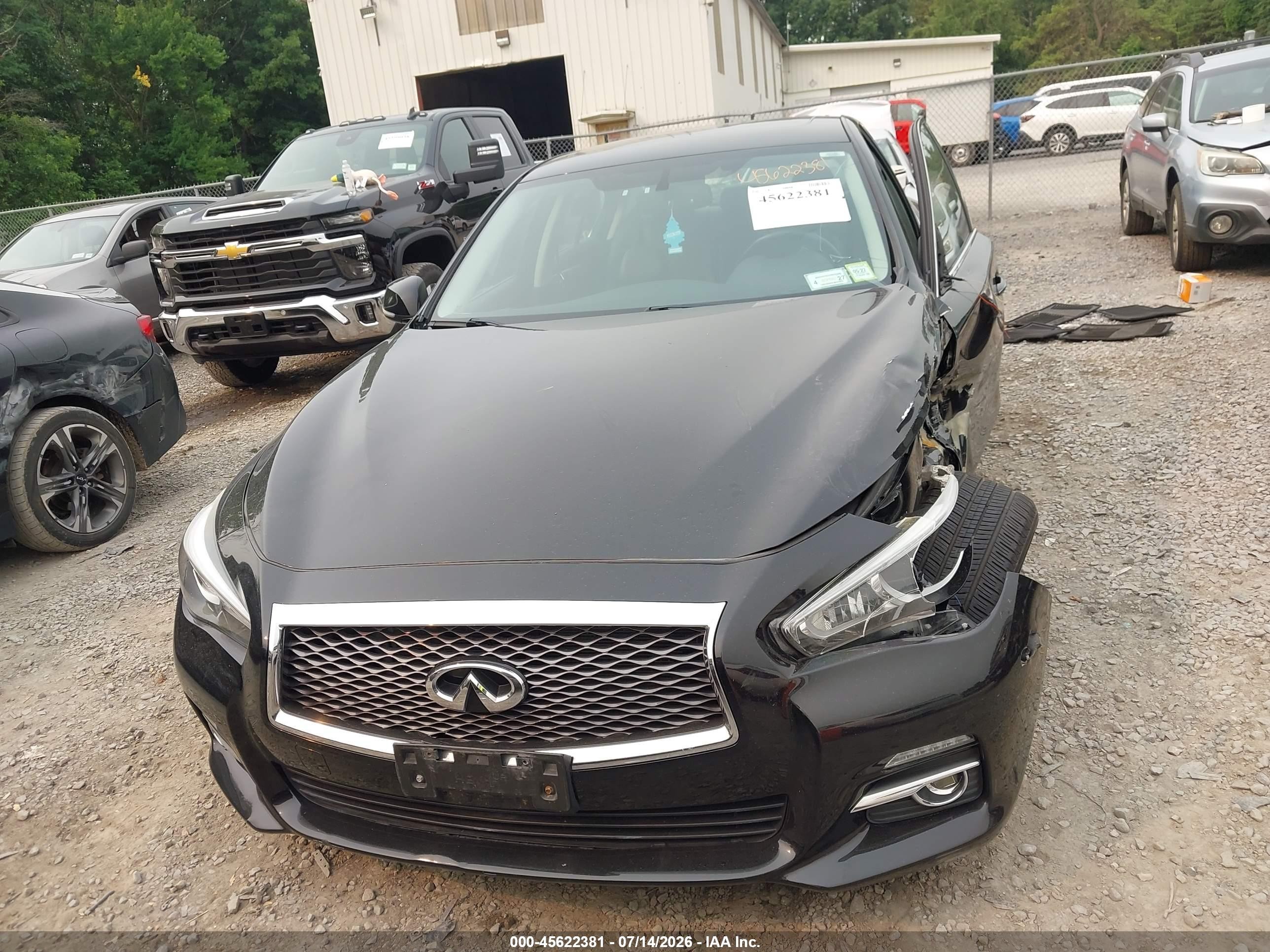 2015 Infiniti Q50 Premium Black vin: JN1BV7AR3FM422719