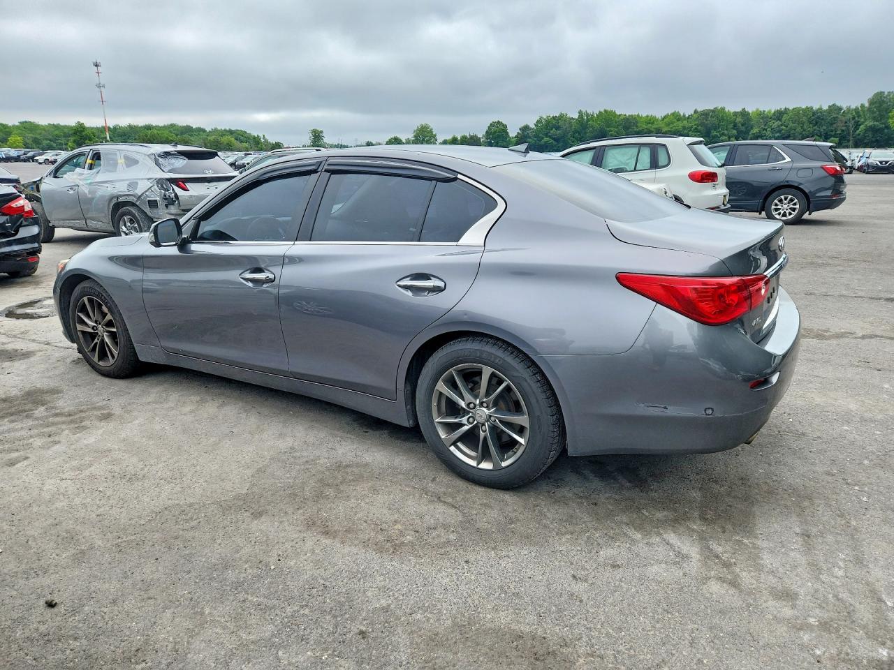 2015 Infiniti Q50 Premium Gray vin: JN1BV7AR3FM423272