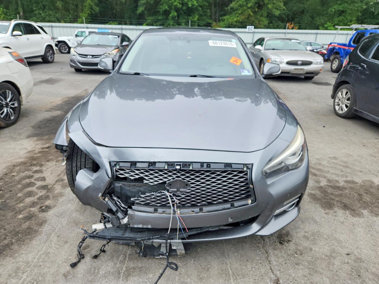 2015 Infiniti Q50 Premium Gray vin: JN1BV7AR3FM423272