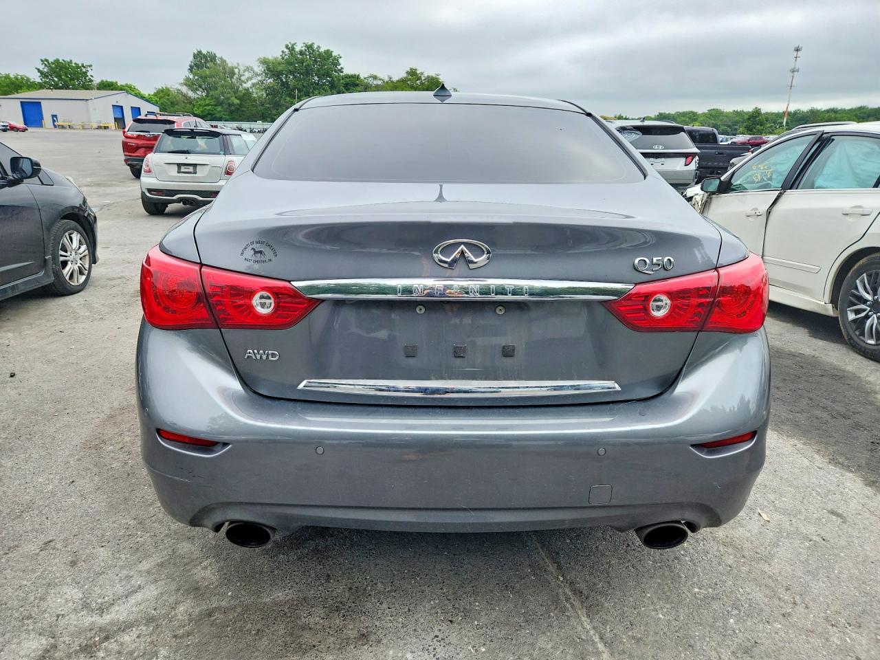 2015 Infiniti Q50 Premium Gray vin: JN1BV7AR3FM423272