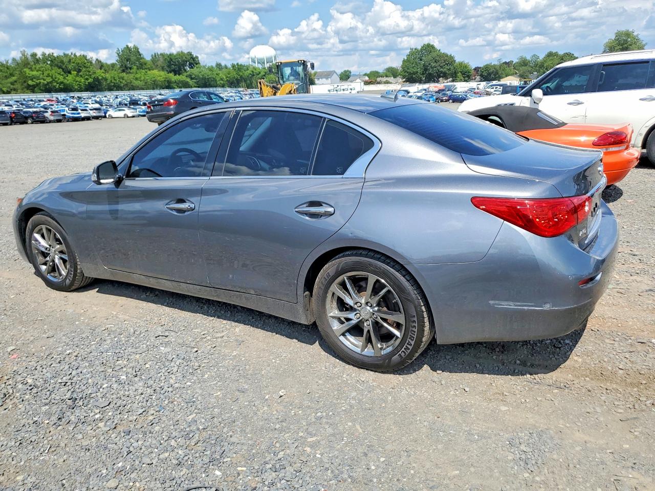 2015 Infiniti Q50 Premium Серый vin: JN1BV7AR3FM423272