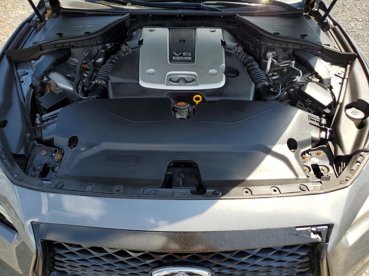 2015 Infiniti Q50 Premium Серый vin: JN1BV7AR3FM423272
