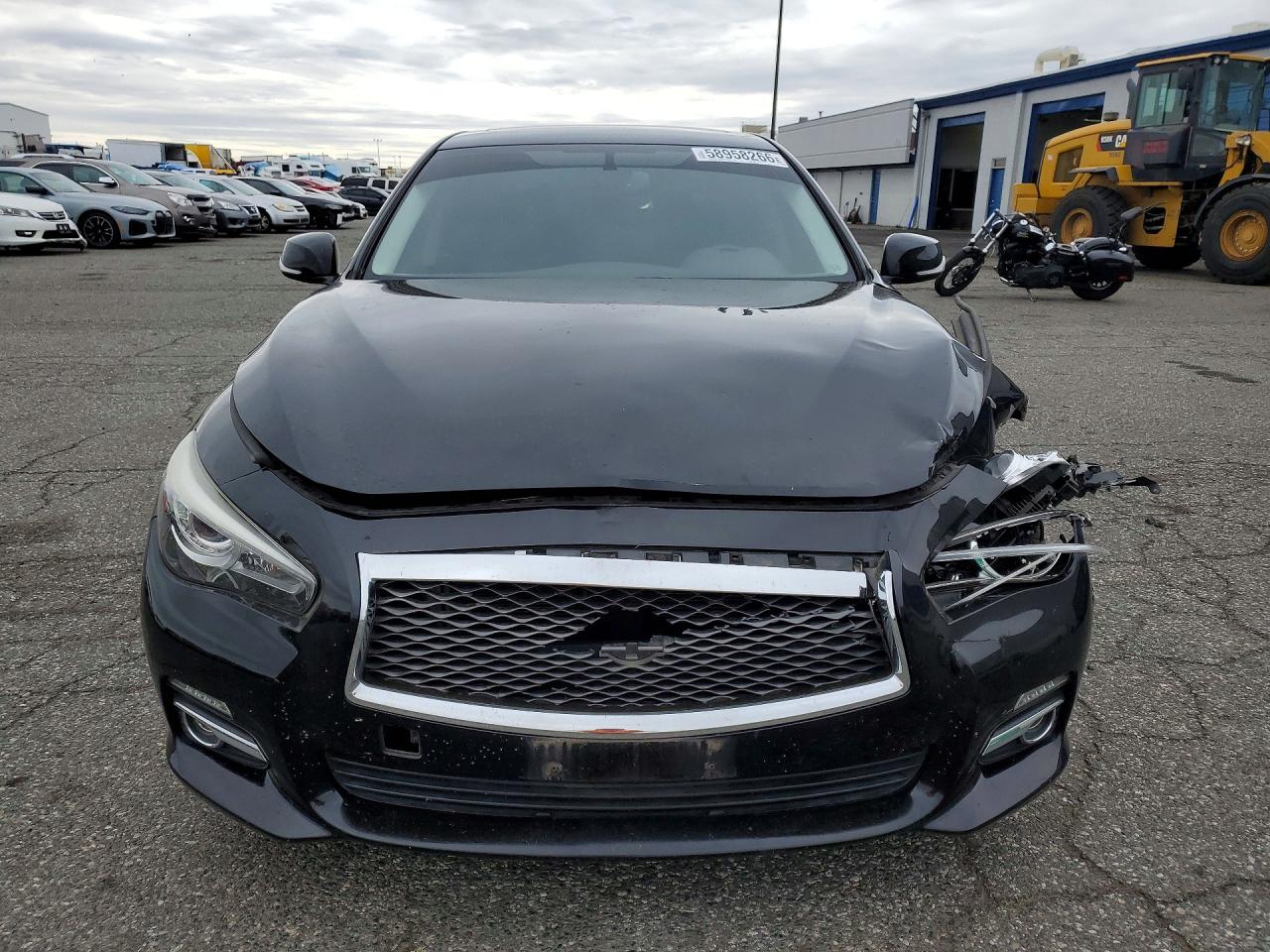 2014 Infiniti Q50 Base Black vin: JN1BV7AR4EM683825